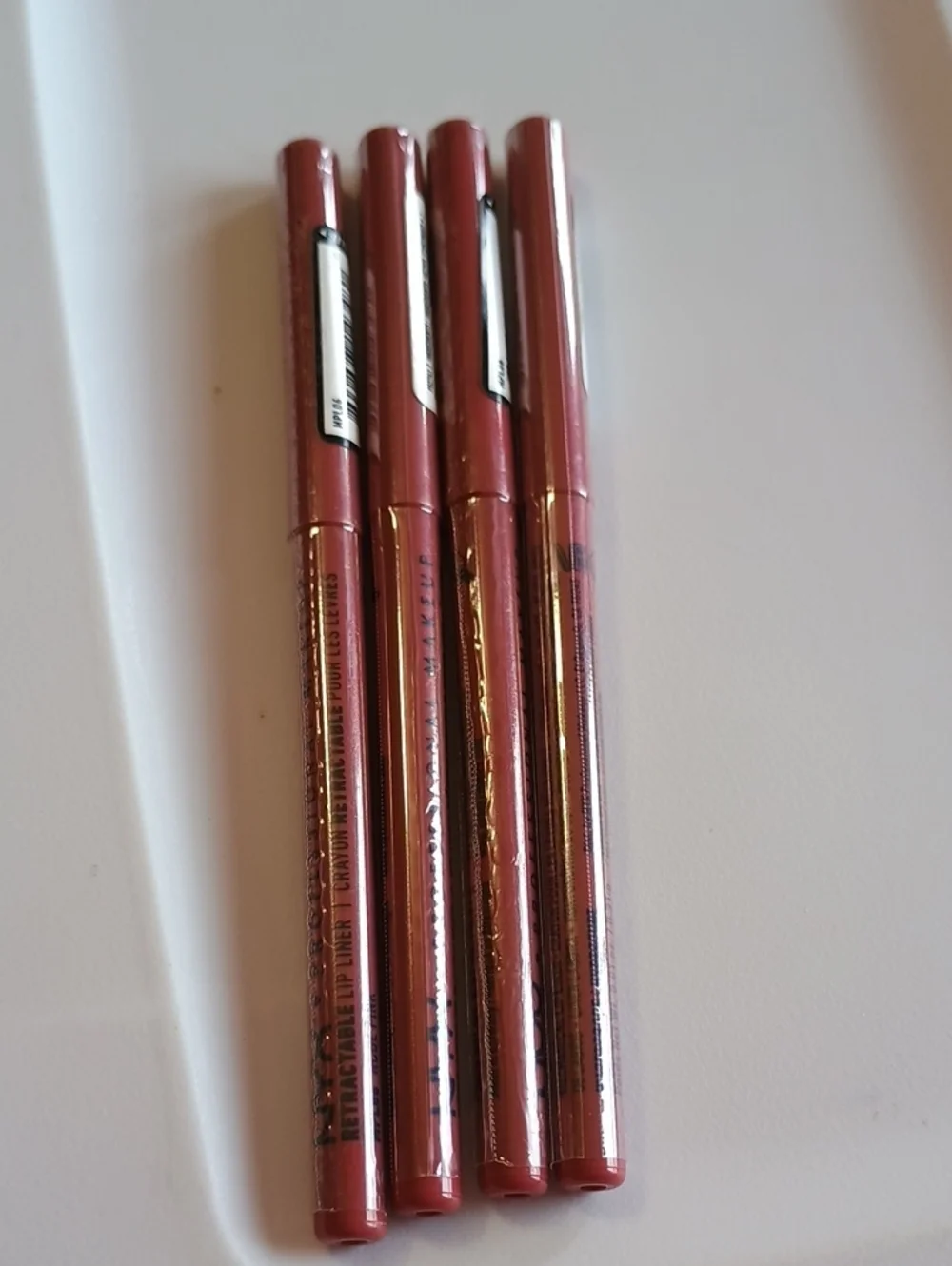 4 x NYX Mechanical Lip Liner Pencil, Nude Pink
